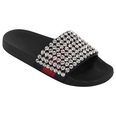 red white blue gucci slides|Gucci red slides women.